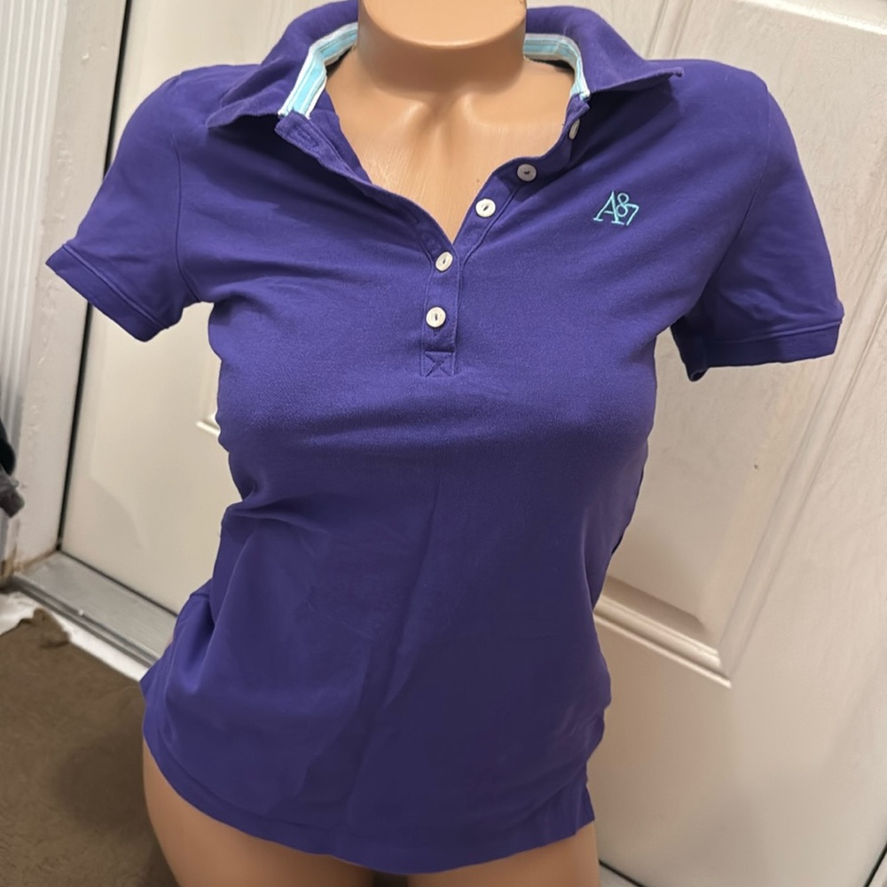 Y2K aeropostale polo shirt top tee size M medium